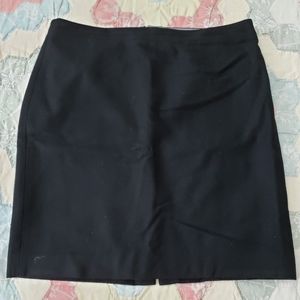 JCREW Black wool Pencil Skirt sz16
